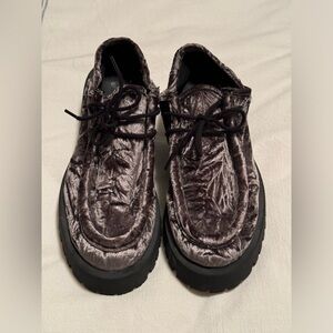 Free People Velvet Shoes